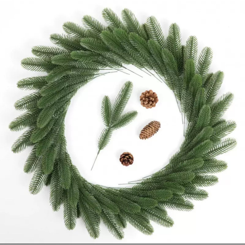 Artificial Pine Branches, Fake - огляд і ціна Christmas Wreath Fake