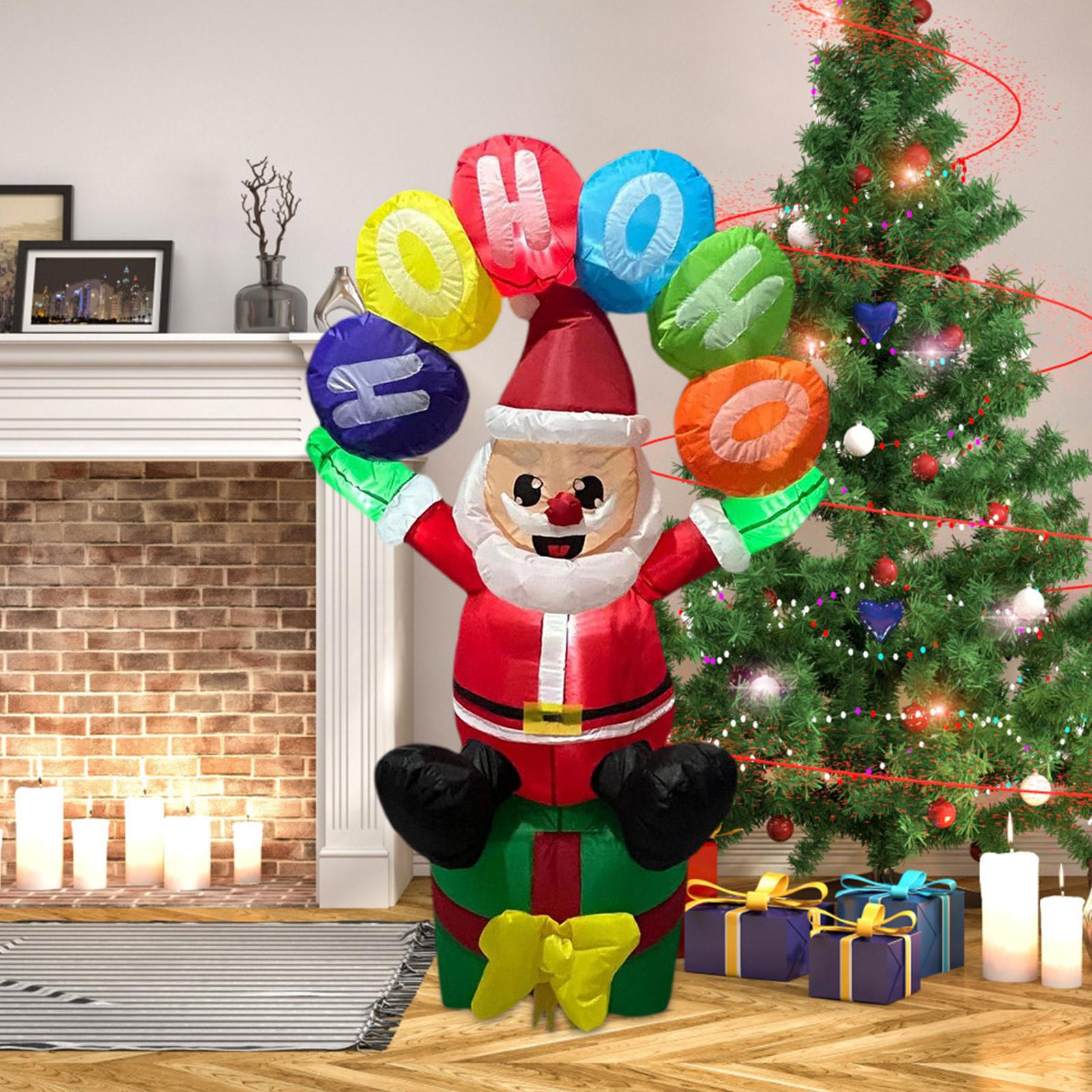Blow Up Santa Inflatable Decor - огляд і ціна Christmas Lights Outdoor