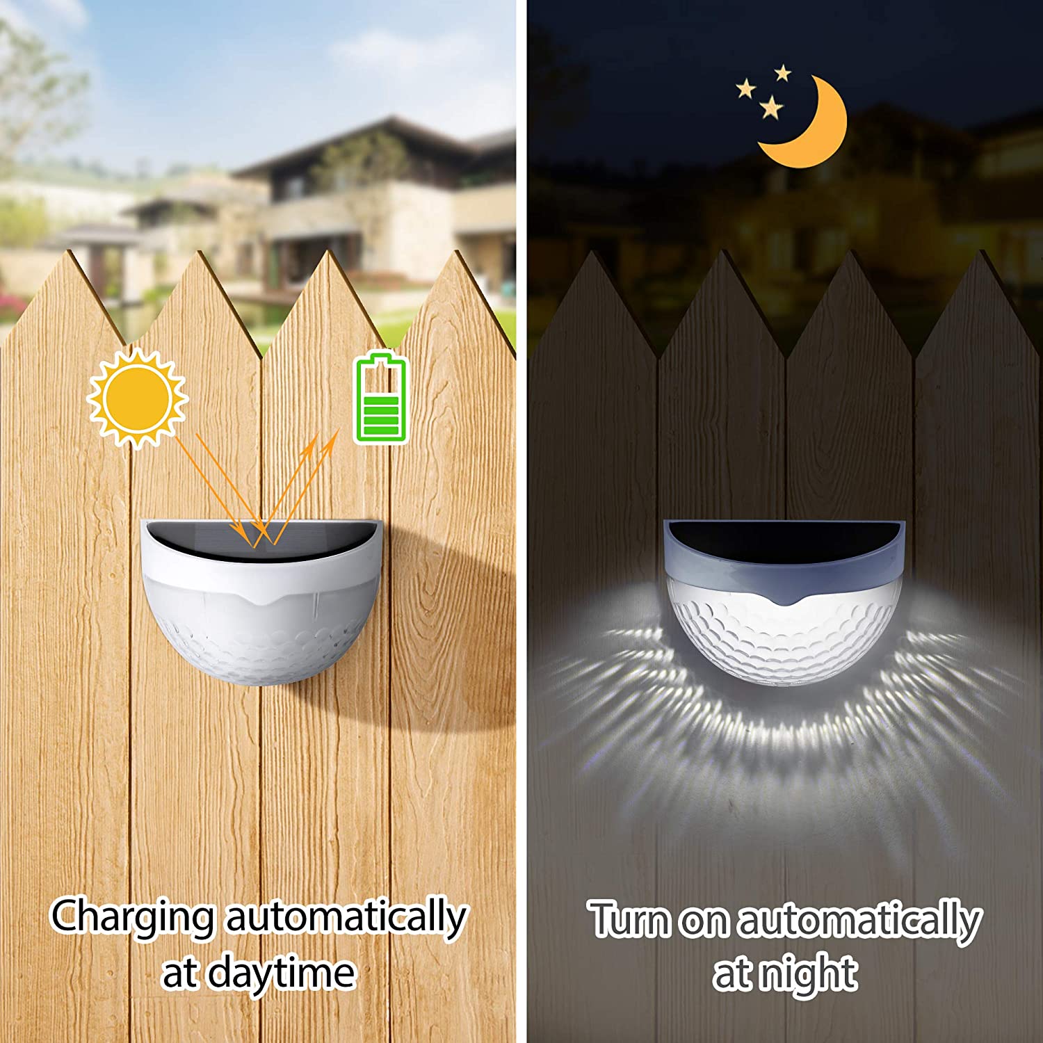 LED Solar Light Outdoor Wall L - огляд і ціна Christmas Lights Outdoor