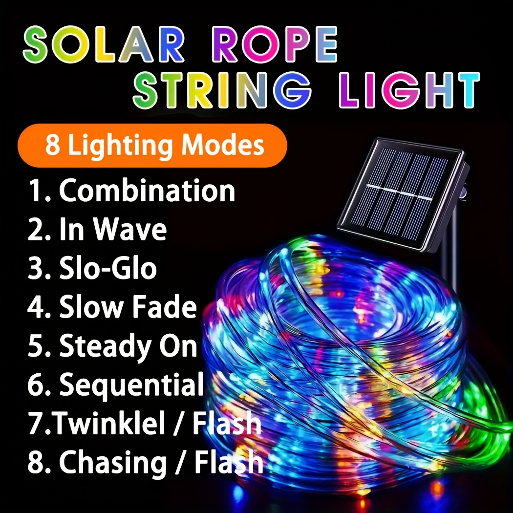 Outdoor Solar LED Fairy Lights - огляд і ціна Led Fairy String Lights